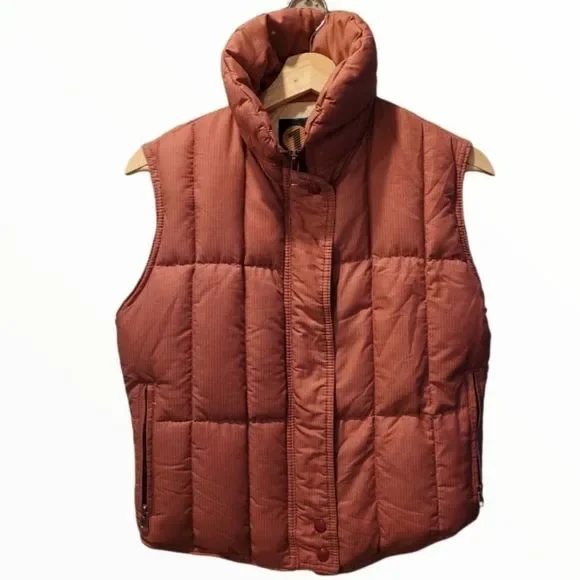 GOOSE DOWN 1ST DOWN Salt lake city Pink Mauve Vest - Picture 2 of 7